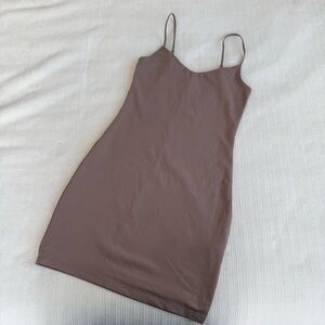 Aritzia Babaton Contour Dress - Deep Taupe